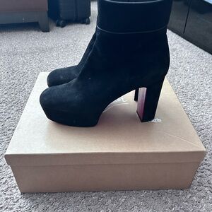 Black Suede Ankle Boots